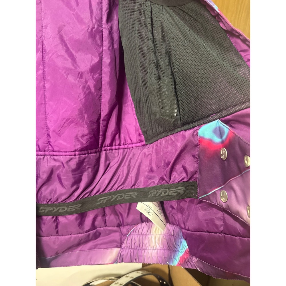 Girls Size 18 Spyder Ski Style Jacket Good Condition No Hood - Picture 4 of 8